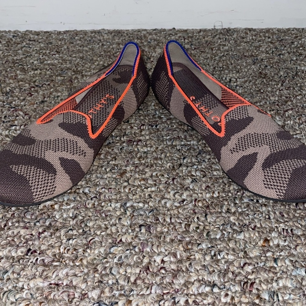 Womens ROTHY’S Camo Print Loafers, EUC Limited Edition Style/Color - Picture 3 of 10